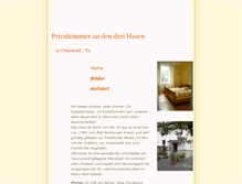 Tablet Screenshot of privatzimmer-oberursel.de